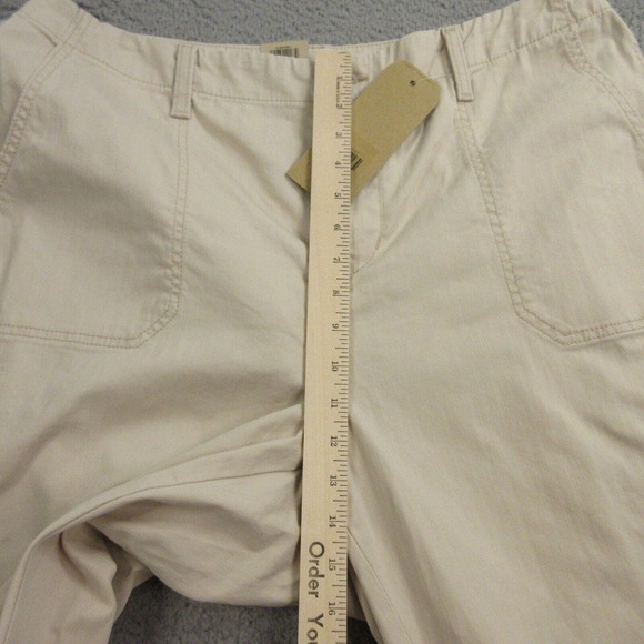 Levi's Womens Surplus Straight Jeans size 16W Herringbone Beige 38 x 27 NEW - Picture 8 of 10